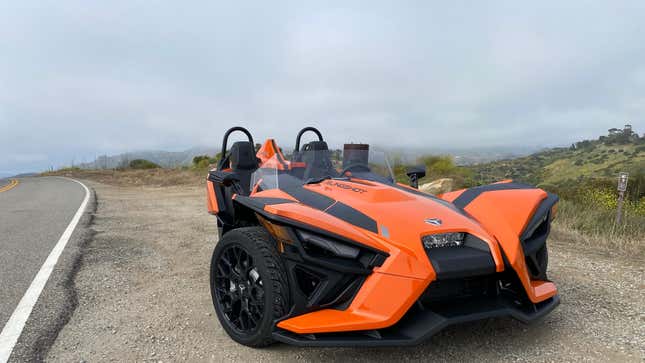A front 3/4 angle of the slingshot
