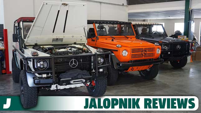 Image for article titled EMC's Mercedes-Benz 250GD Wolf Restomod Is The Slowest G-Wagen You Can Buy, And Maybe The Best