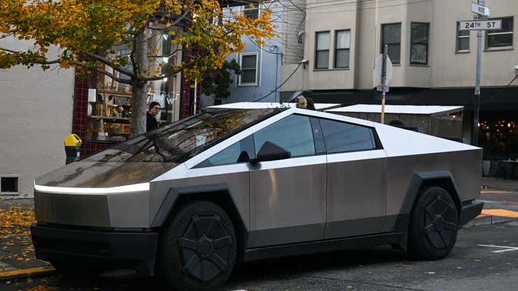 Image for Redesigned Cybertruck Wheel Covers Fix The Problem Tesla Made For Itself